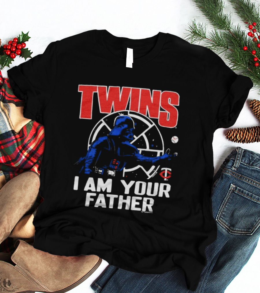 Star Wars Twins I Am Your Father Baseball T-Shirt