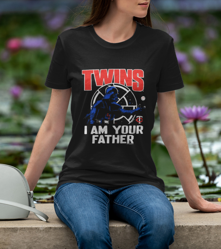 Star Wars Twins I Am Your Father Baseball T-Shirt