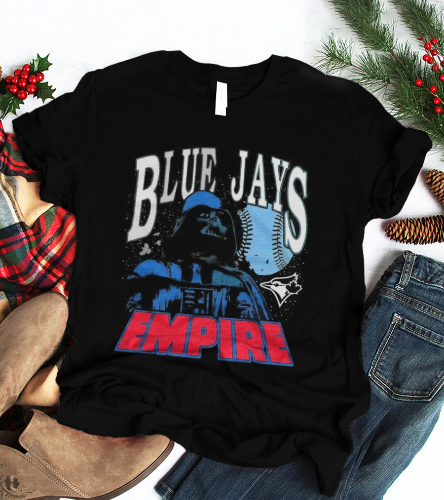 Star Wars MLB Crossover Blue Jays Empire Collaboration T-Shirt