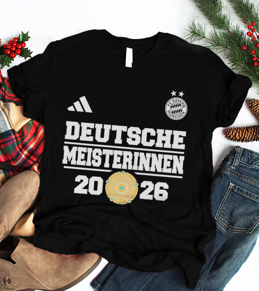 FC Bayern Munich Deutsche Meisterinnen 2026 T-Shirt