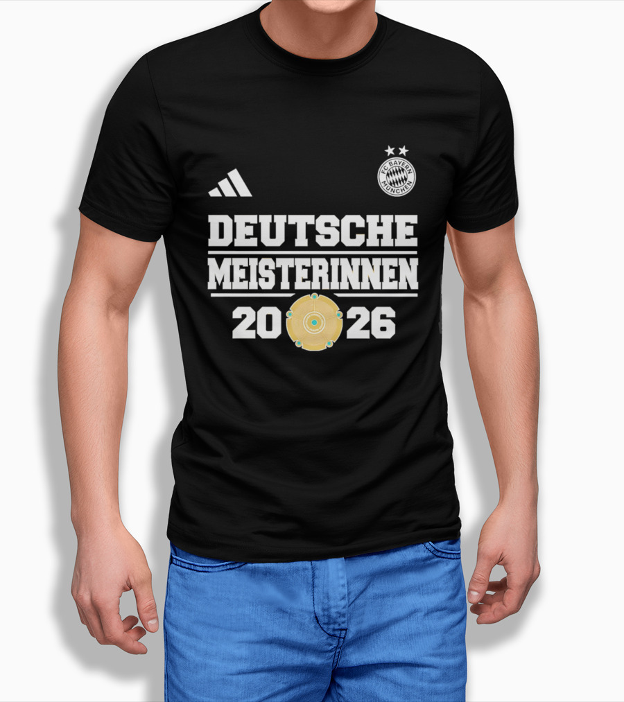 FC Bayern Munich Deutsche Meisterinnen 2026 T-Shirt