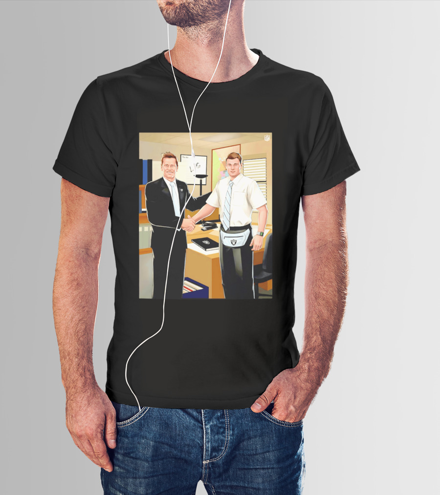 Fernando Mendoza Tom Brady Handshake NFL LFG Las Vegas Raiders T-Shirt