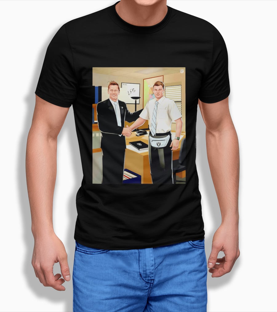 Fernando Mendoza Tom Brady Handshake NFL LFG Las Vegas Raiders T-Shirt