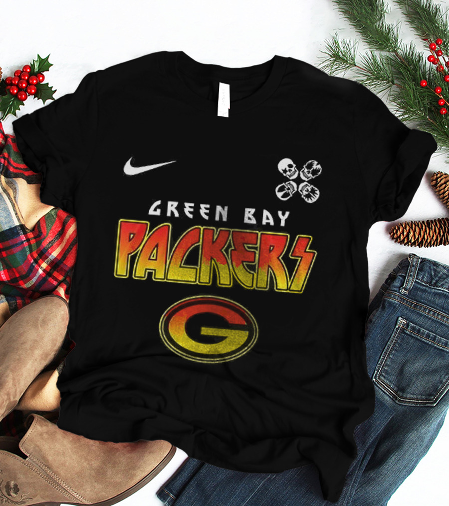 Green Bay Packers Nike Rock And Roll All Nite Abbey Road T-Shirt