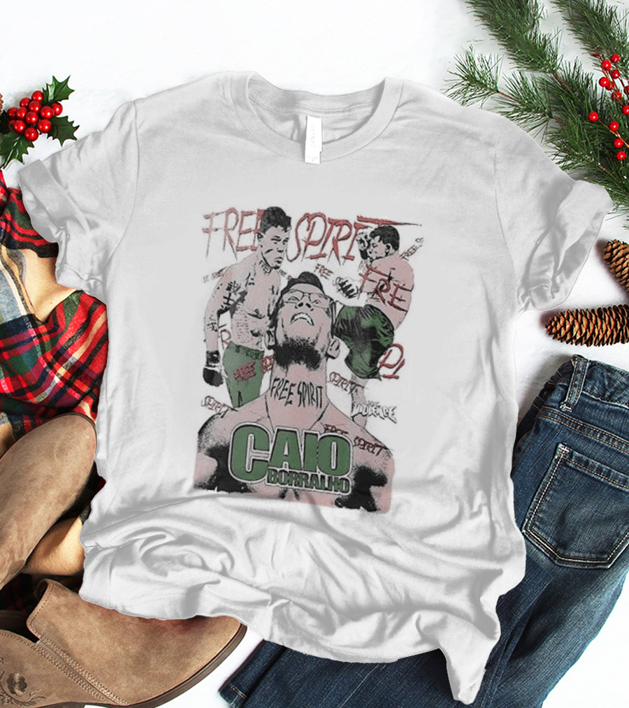 Caio Borralho Free Spirit MMA Fighter Full Violence T-Shirt