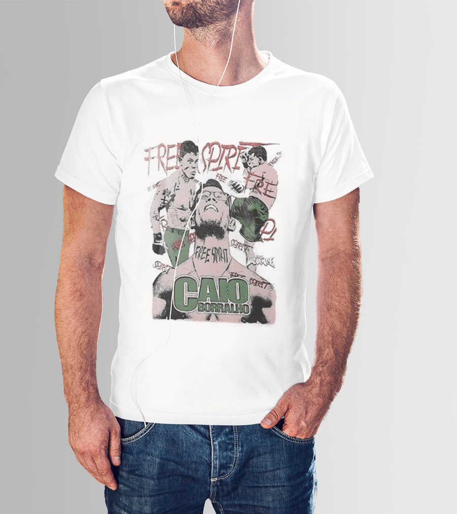 Caio Borralho Free Spirit MMA Fighter Full Violence T-Shirt