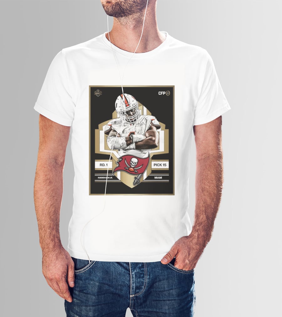 Rueben Bain Jr Miami 2026 Draft Tampa Bay Buccaneers Pick 15 T-Shirt