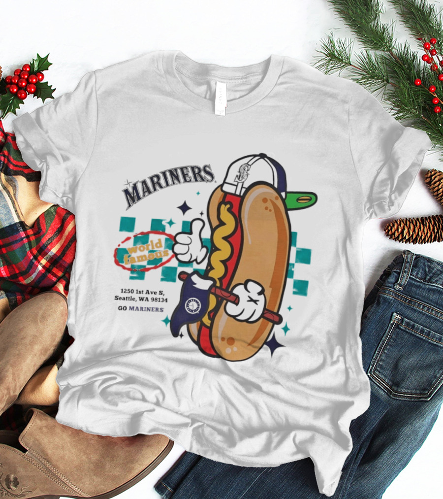 Mariners Concessions Classic Hot Dog Safeco Field Seattle WA #GoMariners T-Shirt