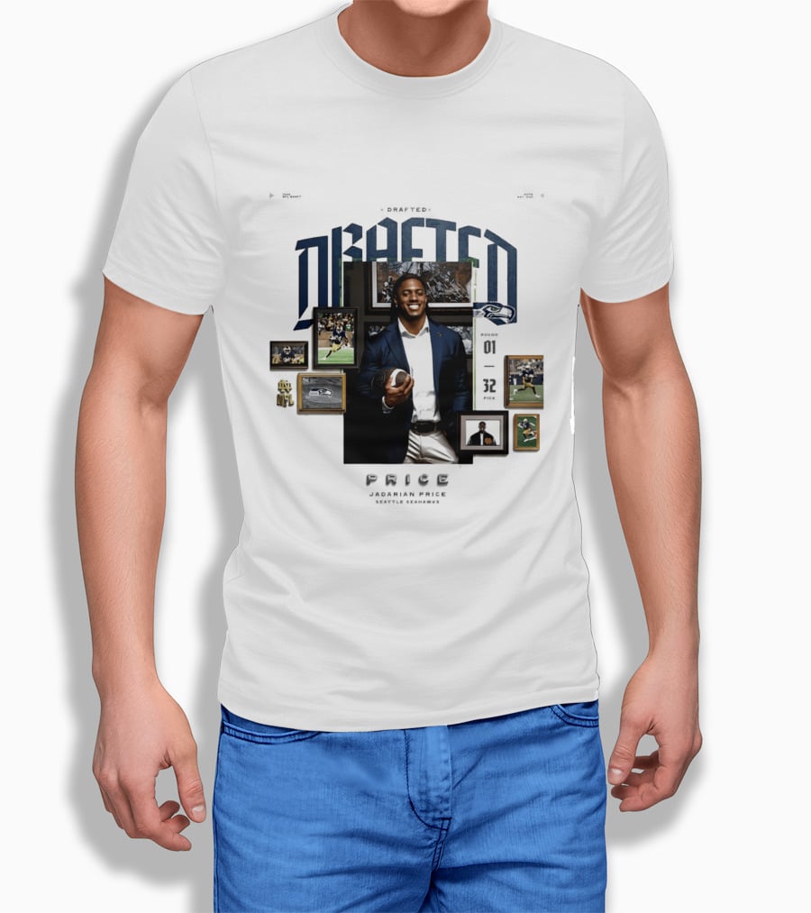 Seattle Seahawk 2026 Drafted Jadarian Price Football Highlights NFL T-Shirt