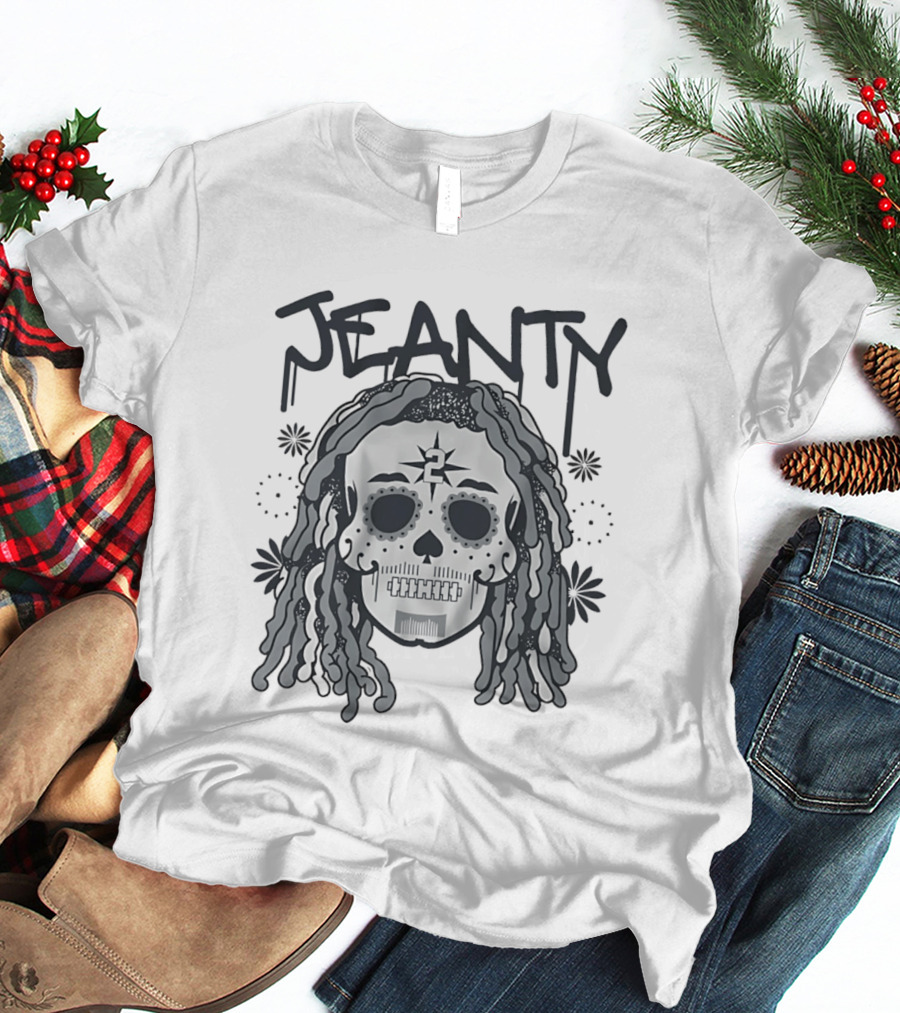 Las Vegas Jeanty Number 2 Sugar Skull Remix T-Shirt