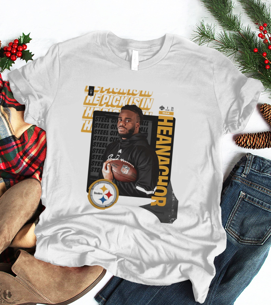 Max Iheanachor Steelers NFL Draft Round 1 Pick 21 2026 T-Shirt