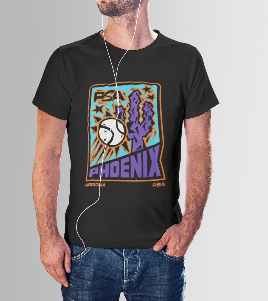 Phoenix Suns PSA Cactus Basketball Stars Arizona T-Shirt