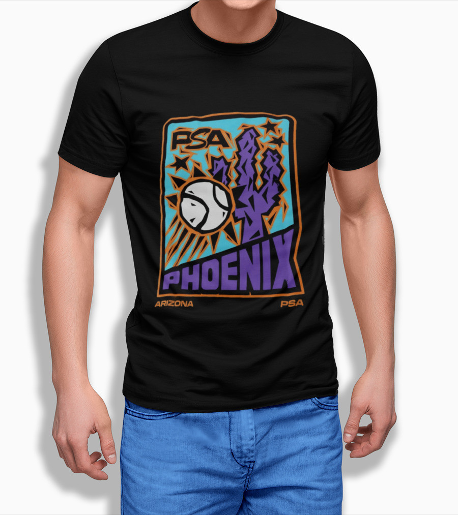 Phoenix Suns PSA Cactus Basketball Stars Arizona T-Shirt
