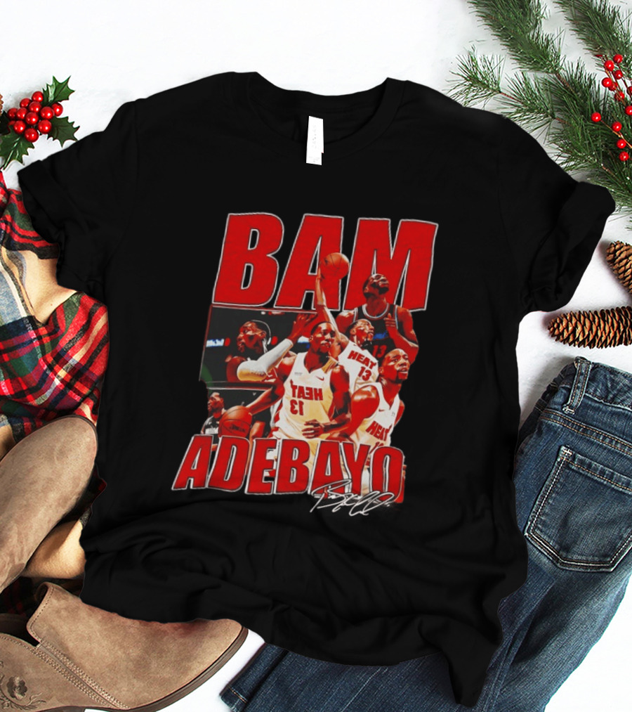 Bam Adebayo Heat Basketball Highlights And Scoring Feat T-Shirt