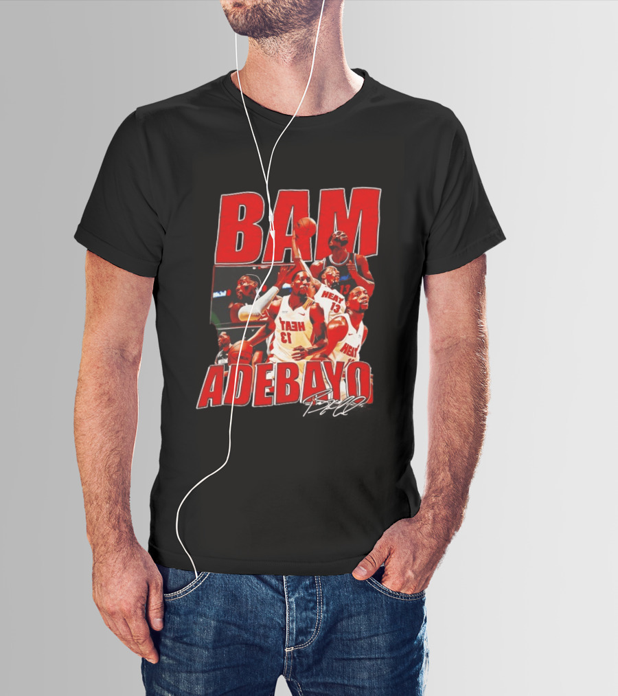 Bam Adebayo Heat Basketball Highlights And Scoring Feat T-Shirt