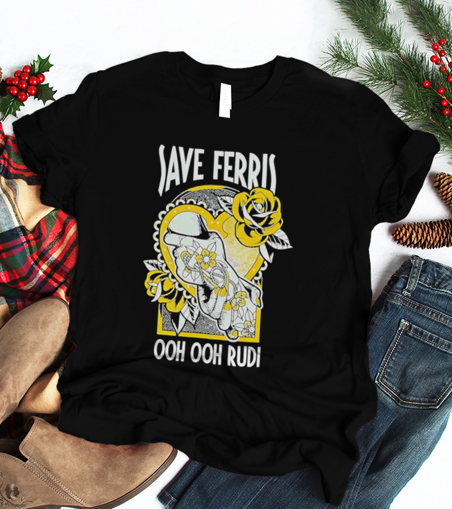 Save Ferris Ooh Ooh Rudi Rose T-Shirt