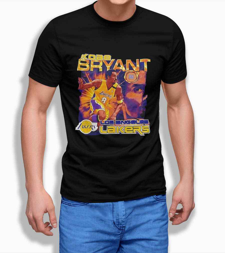 Kobe Bryant Los Angeles Lakers 8 Coin Lakers T-Shirt