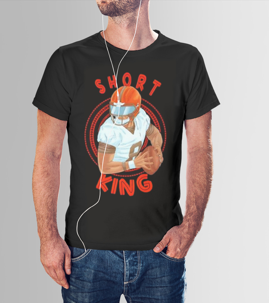 Cleveland Browns Short King Football Player Fan Favorite T-Shirt