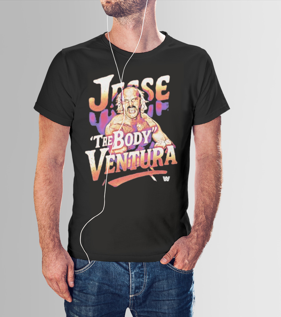 Jesse Ventura The Body Vintage Wrestling W T-Shirt