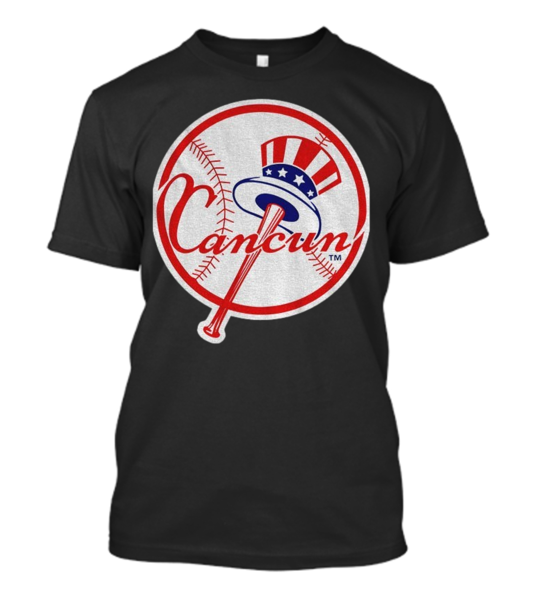 New York Yankees Cancun Baseball Parody With Funny Twist T-Shirt