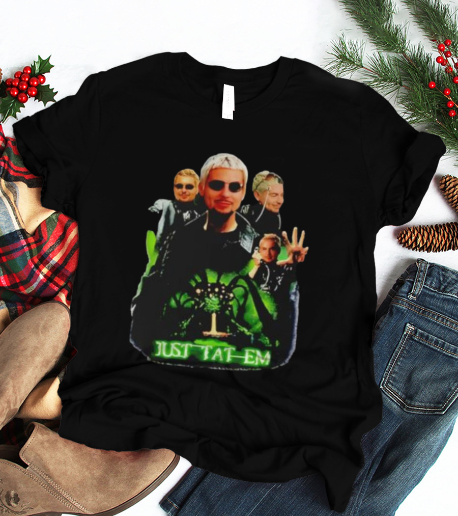 Justin Barona Just Tat Em Matrix Parody 90s Pop Culture T-Shirt