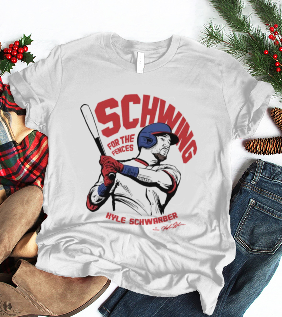 ```Schwing For The Fences Kyle Schwarber Philadelphia Signature Moment``` T-Shirt
