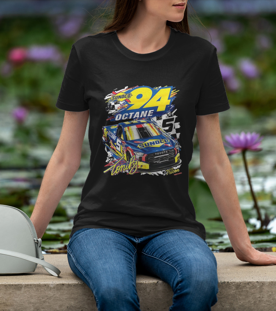 Sunoco Octane 94 Toni Breidinger Toyota Tundra 5 Tricon 2025 T-Shirt