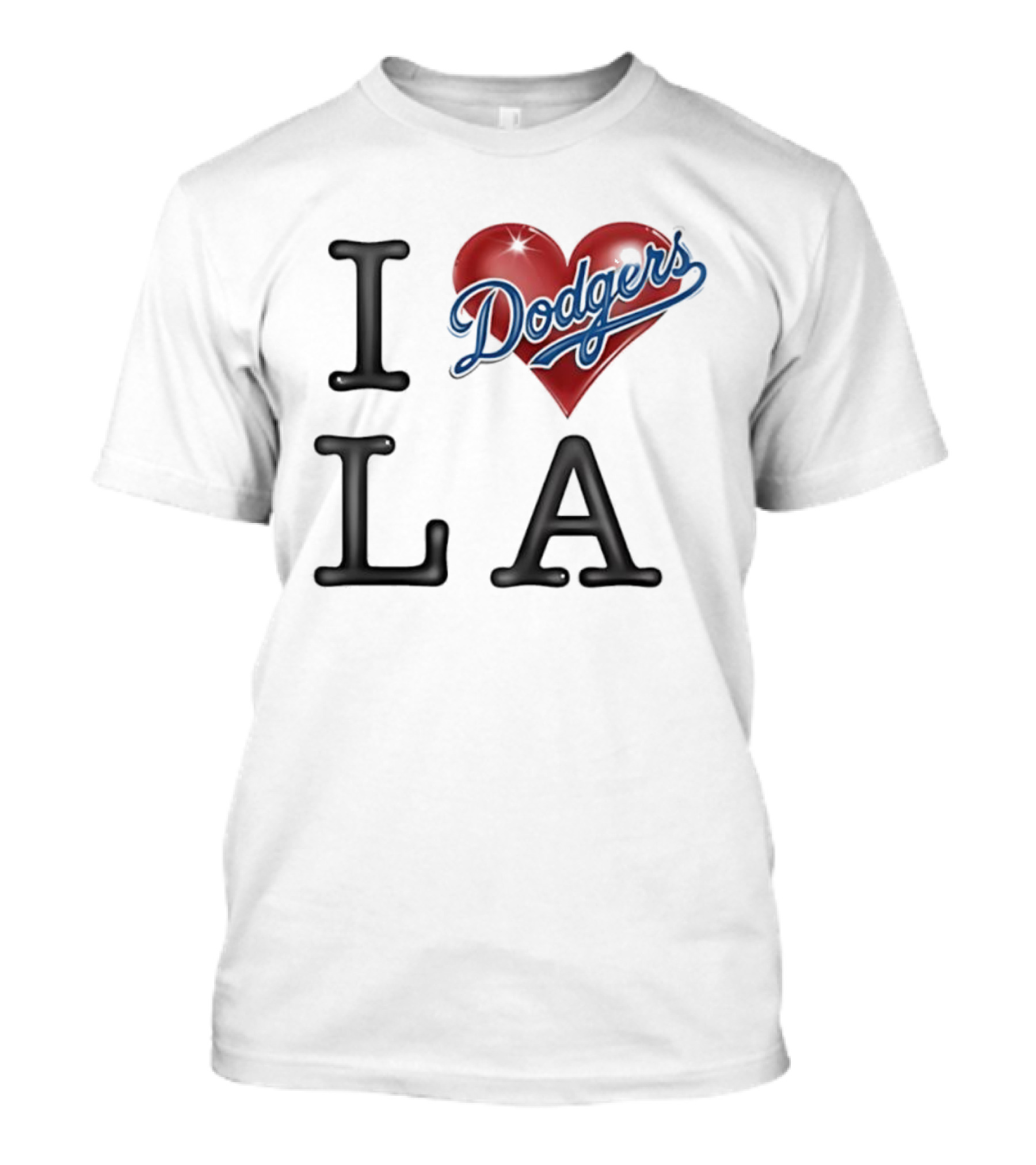 I Heart Dodgers LA T-Shirt