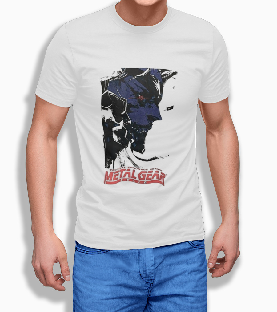 Metal Gear Solid Tactical Espionage Action Iconic Snake Illustration T-Shirt