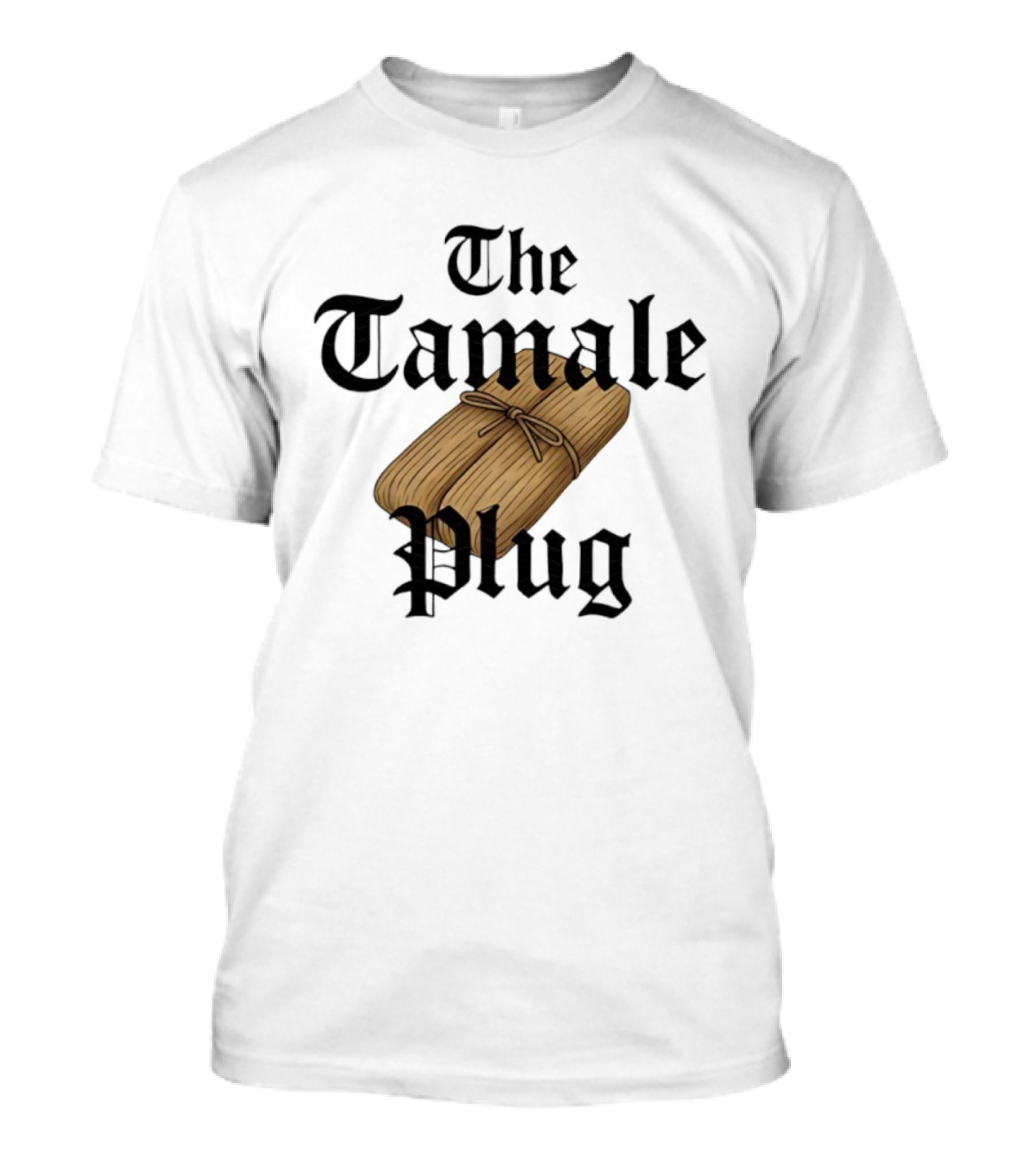 The Tamale Plug Wrapped Corn Husk Icon T-Shirt