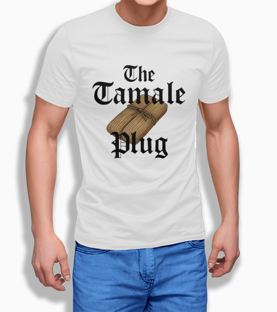 The Tamale Plug Wrapped Corn Husk Icon T-Shirt