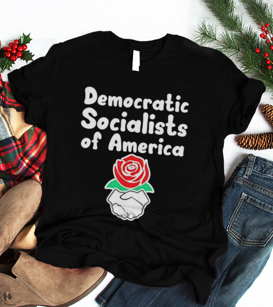 Democratic Socialists Of America Rose Emblem T-Shirt