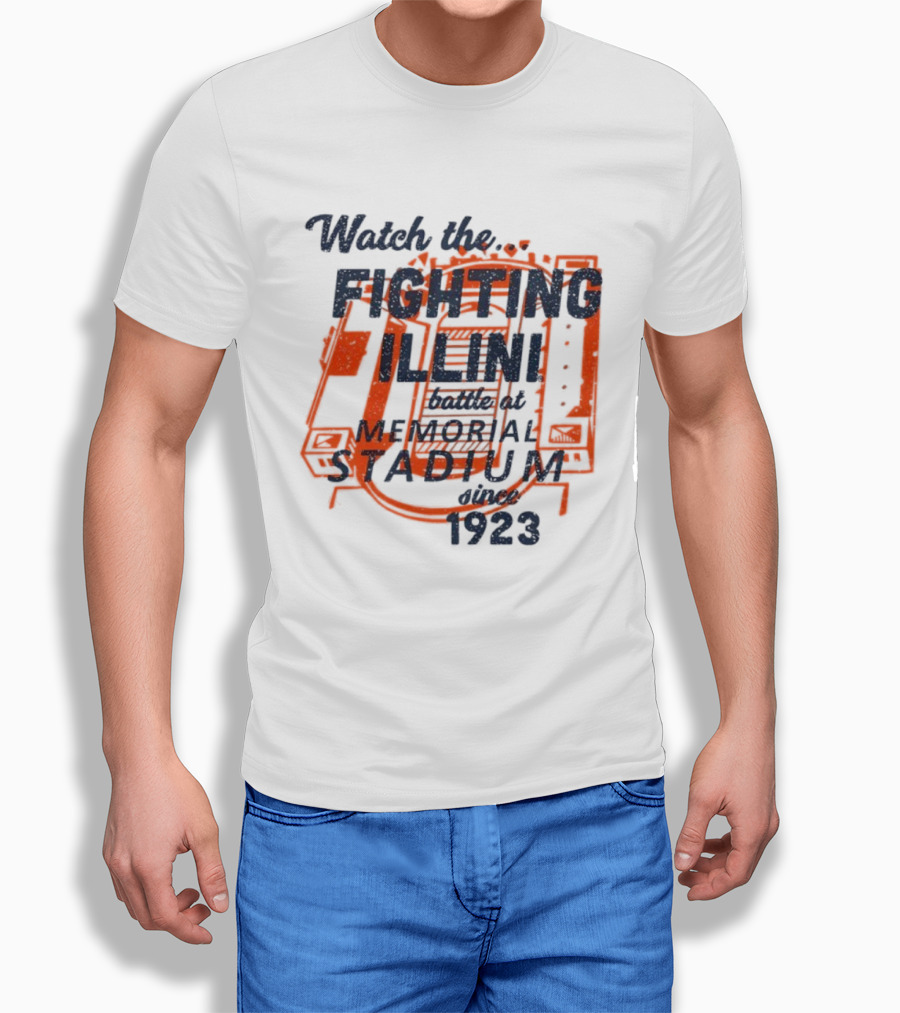 The Fighting Illini Memorial Stadium Since 1923 T-Shirt