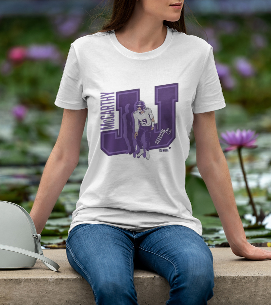 J.J. McCarthy Griddy Signature T-Shirt