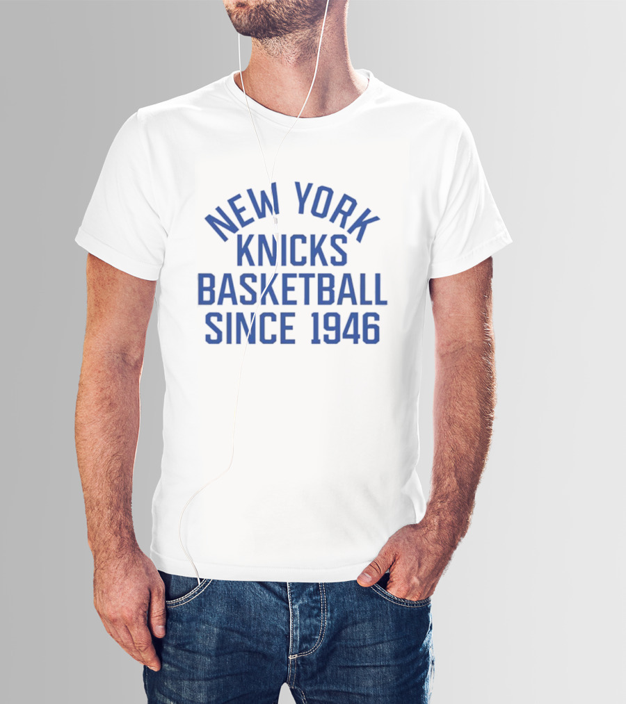 New York Knicks Basketball Sportiqe Collection Since 1946 T-Shirt