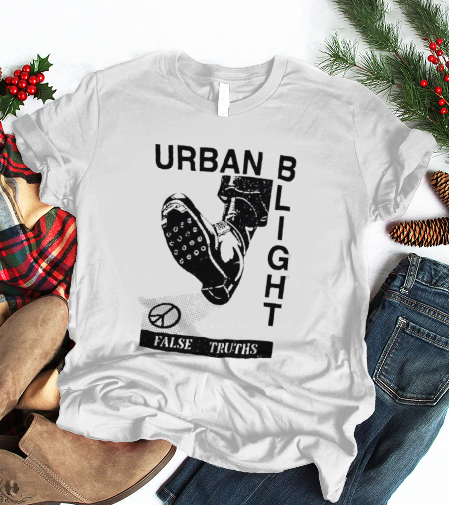 Urban Blight Boot False Truths Stars Sneaker Kick T-Shirt