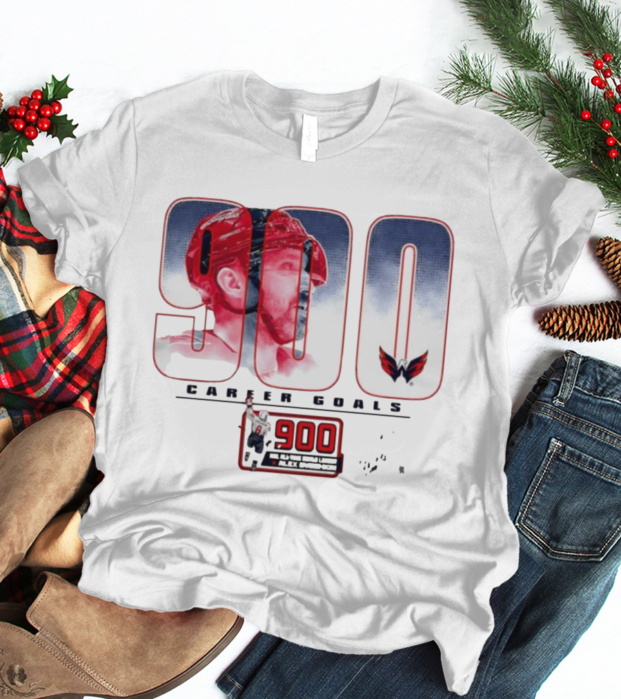 Washington Capitals Alexander Ovechkin 900 Career Goals T-Shirt