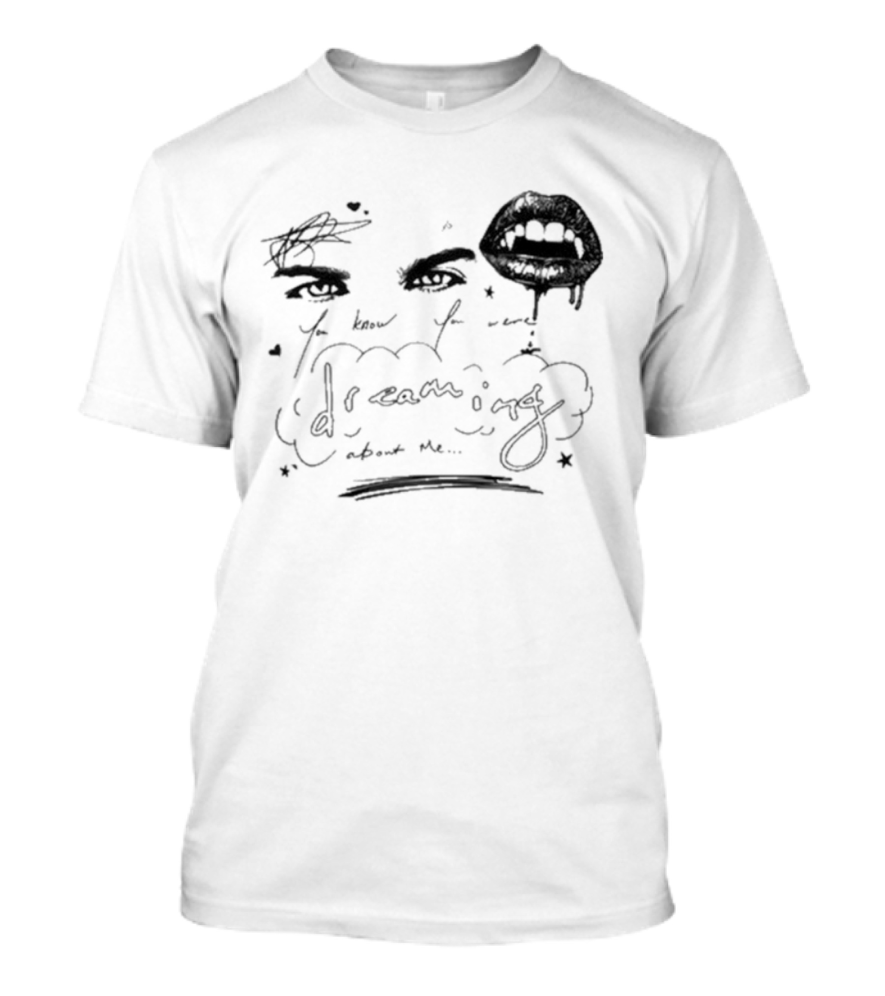 Ian Somerhalder Dreaming Romantic Eyes And Lips T-Shirt