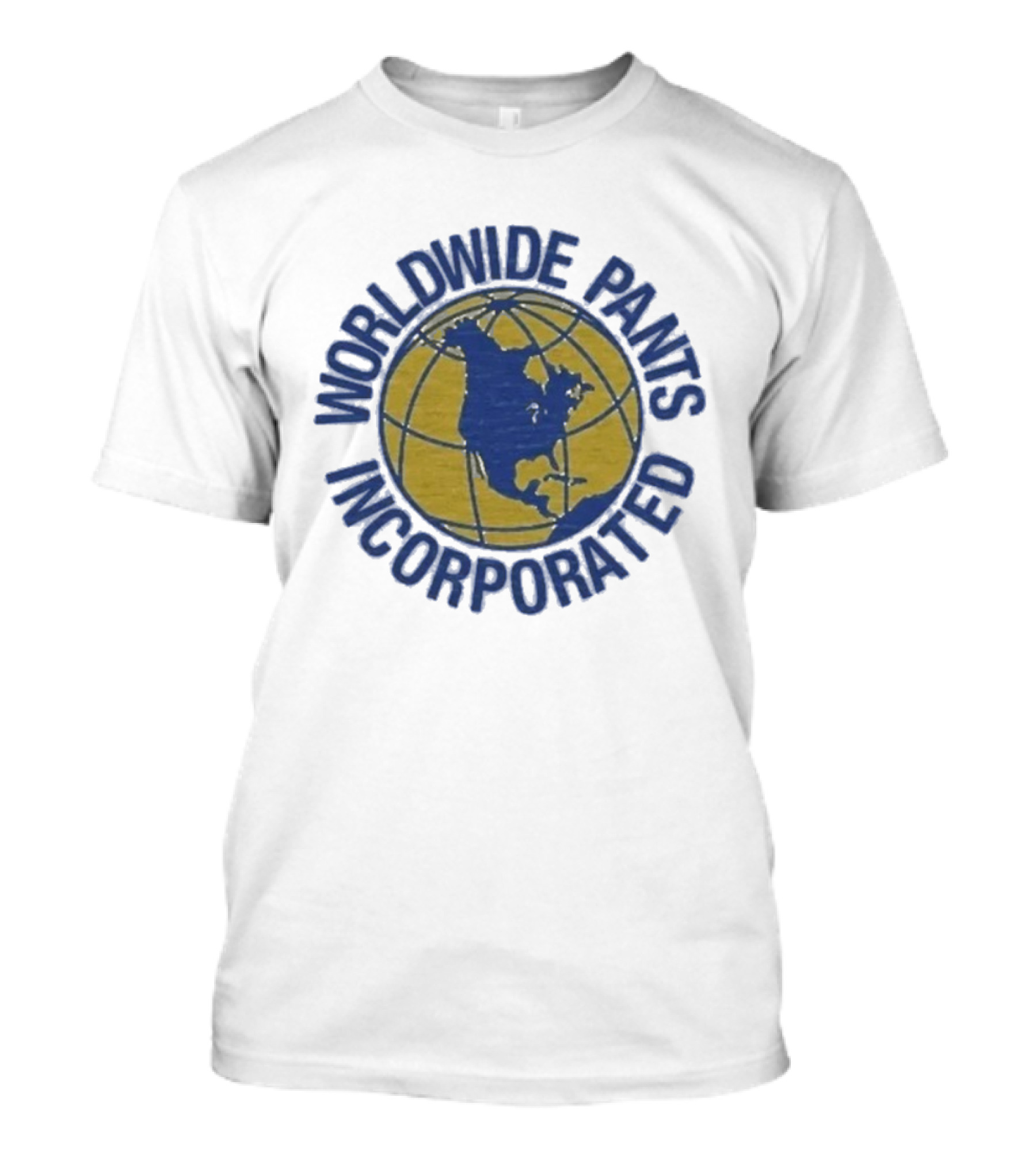 Worldwide Pants Incorporated Globe North America Map T-Shirt