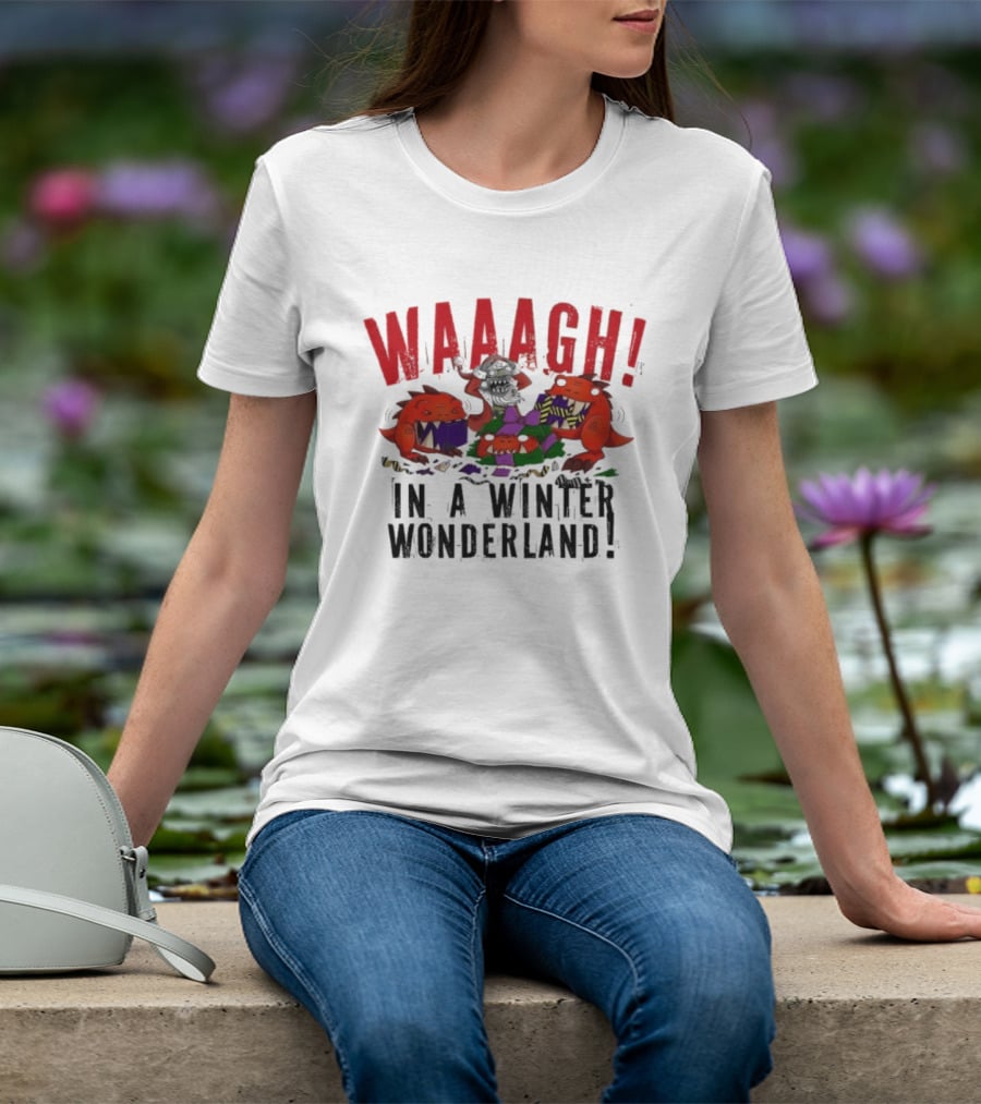 Warhammer Waaagh Gobbo In A Winter Wonderland Christmas Jumper T-Shirt