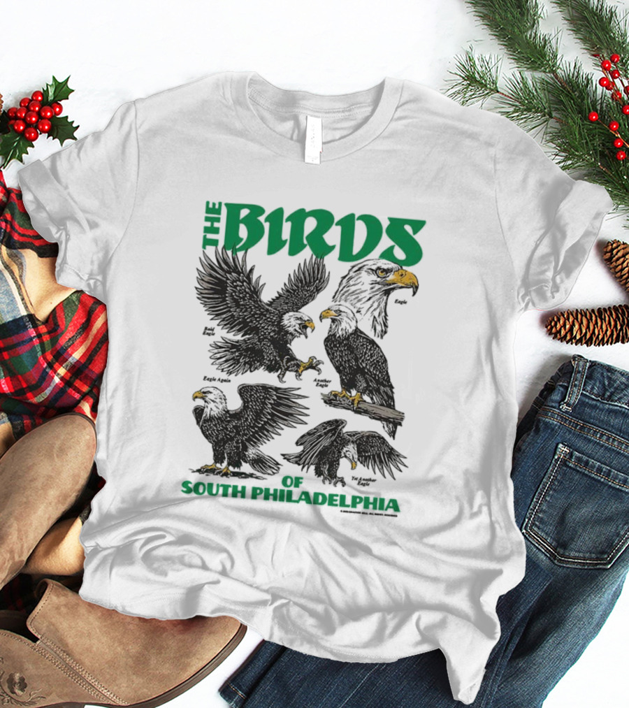 Philadelphia Eagles The Birds Of South Philadelphia Iconic Team Spirit T-Shirt