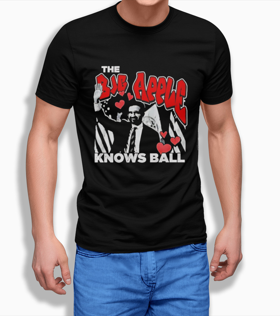 The Big Apple Knows Ball Zohran Mamdani New York City T-Shirt
