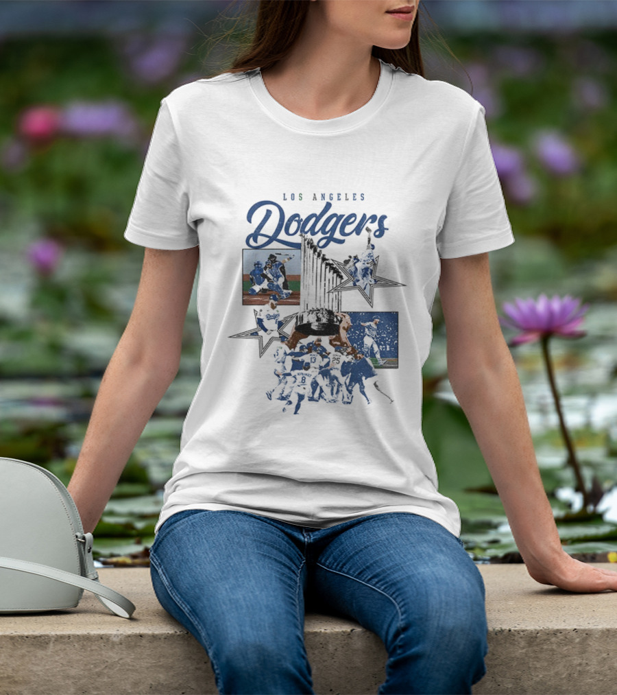 Los Angeles Dodgers World Series Champions 2025 MLB Baseball T-Shirt