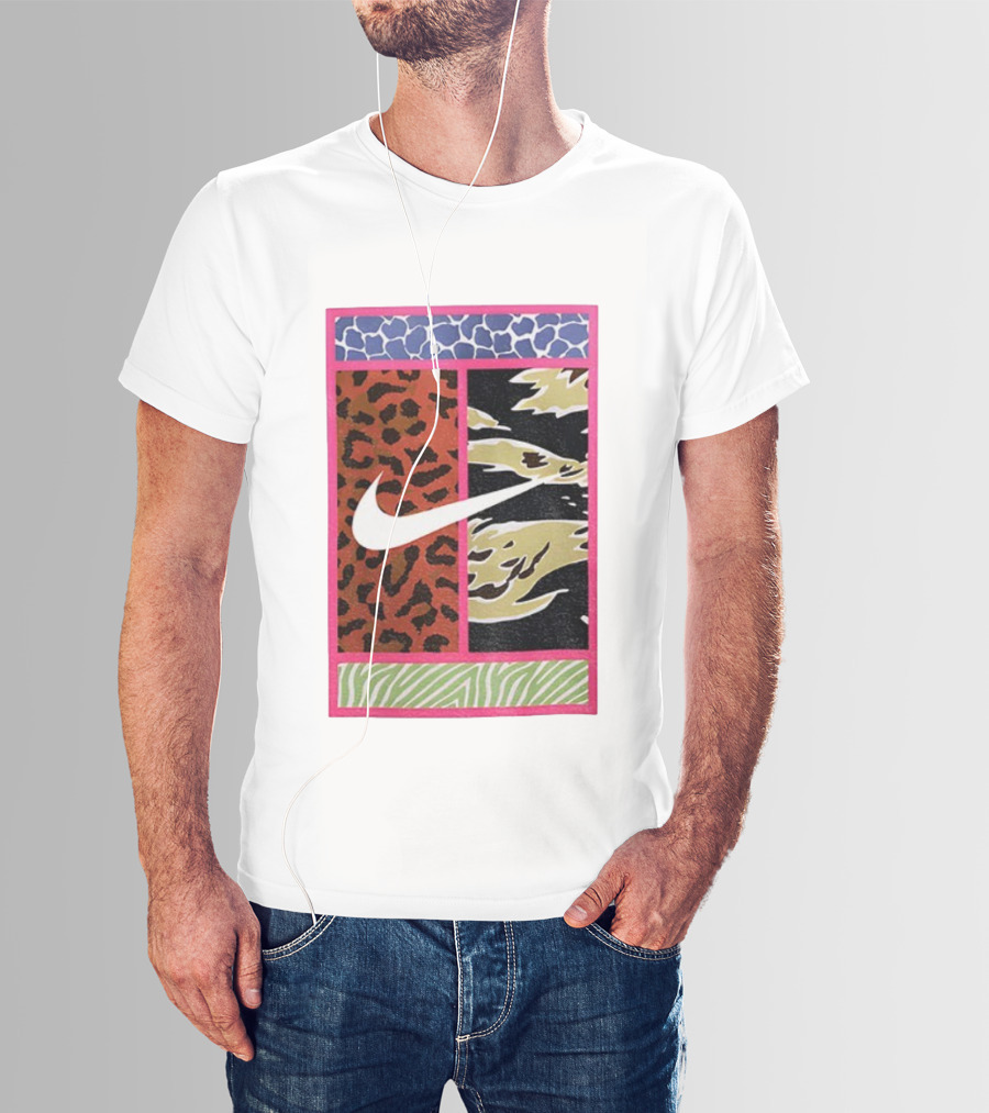 Carlos Alcaraz Nike Dri-FIT Court Swoosh Animal Print 갱스터 T-Shirt