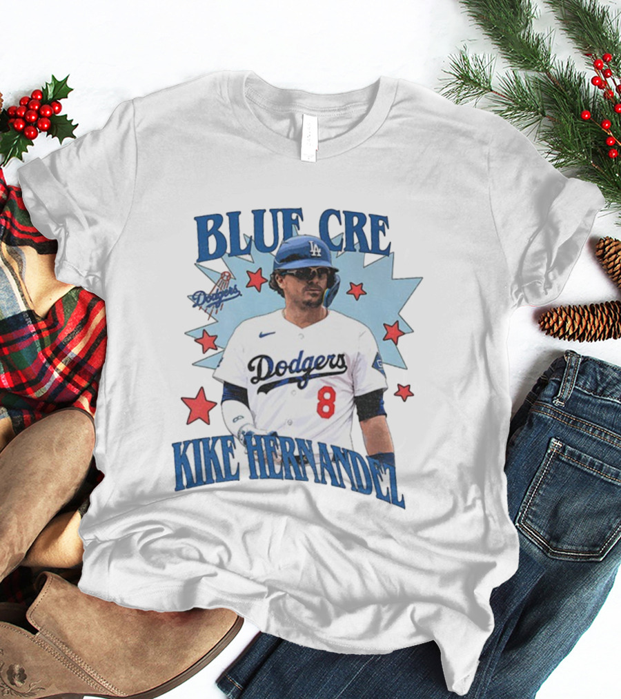 Kiké Hernández Dodgers Blue Crew Los Angeles MLB Baseball 2025 T-Shirt