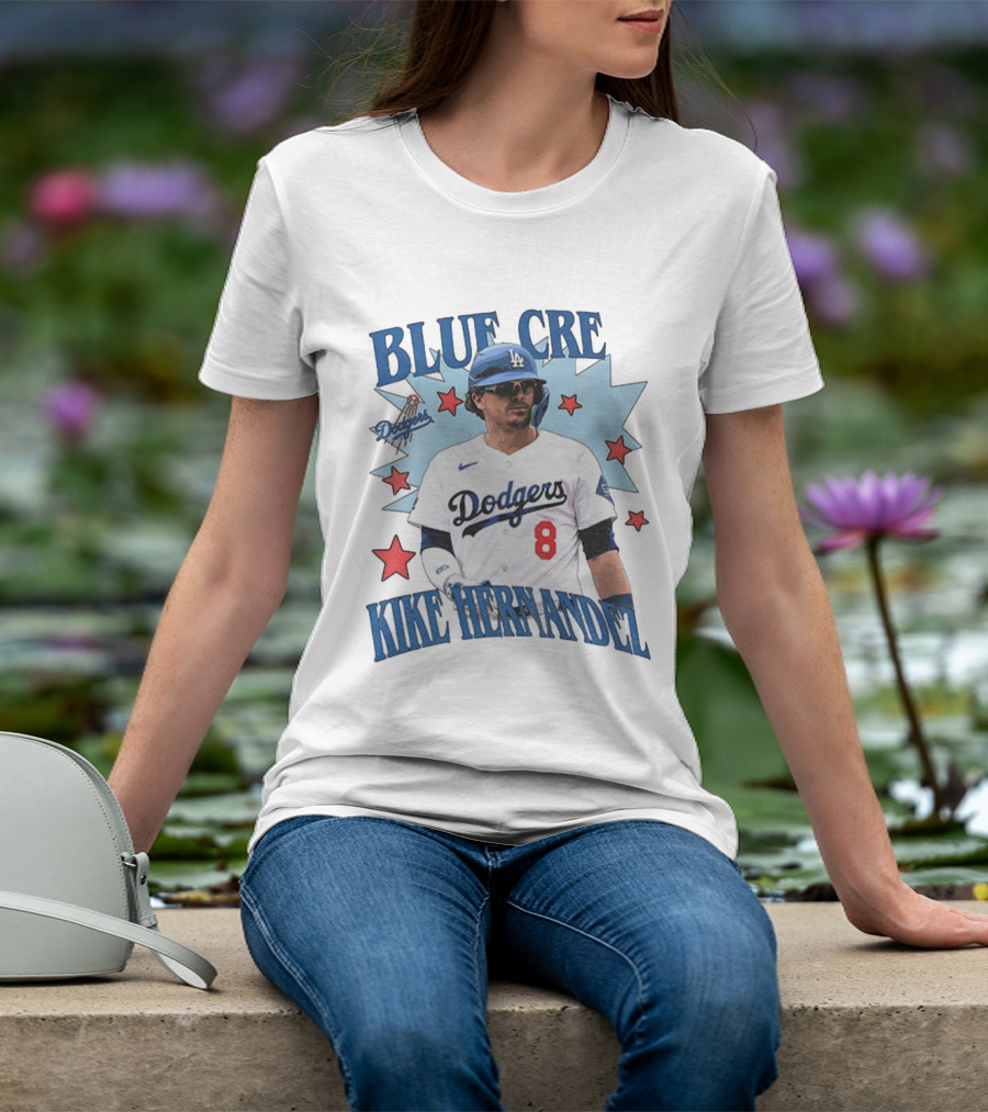 Kiké Hernández Dodgers Blue Crew Los Angeles MLB Baseball 2025 T-Shirt