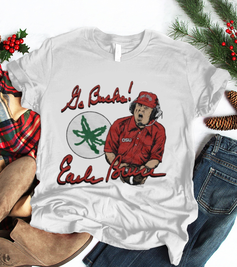Ohio State Go Bucks Earle Bruce OSU Coaching Legacy T-Shirt