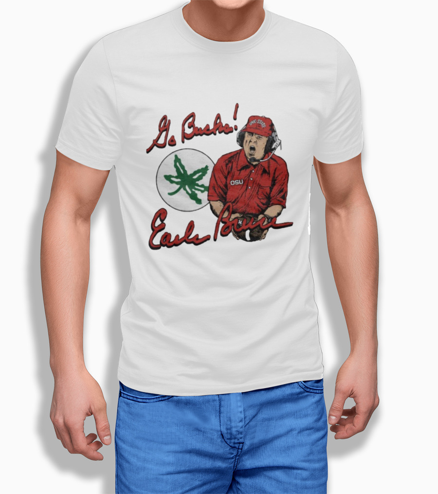 Ohio State Go Bucks Earle Bruce OSU Coaching Legacy T-Shirt