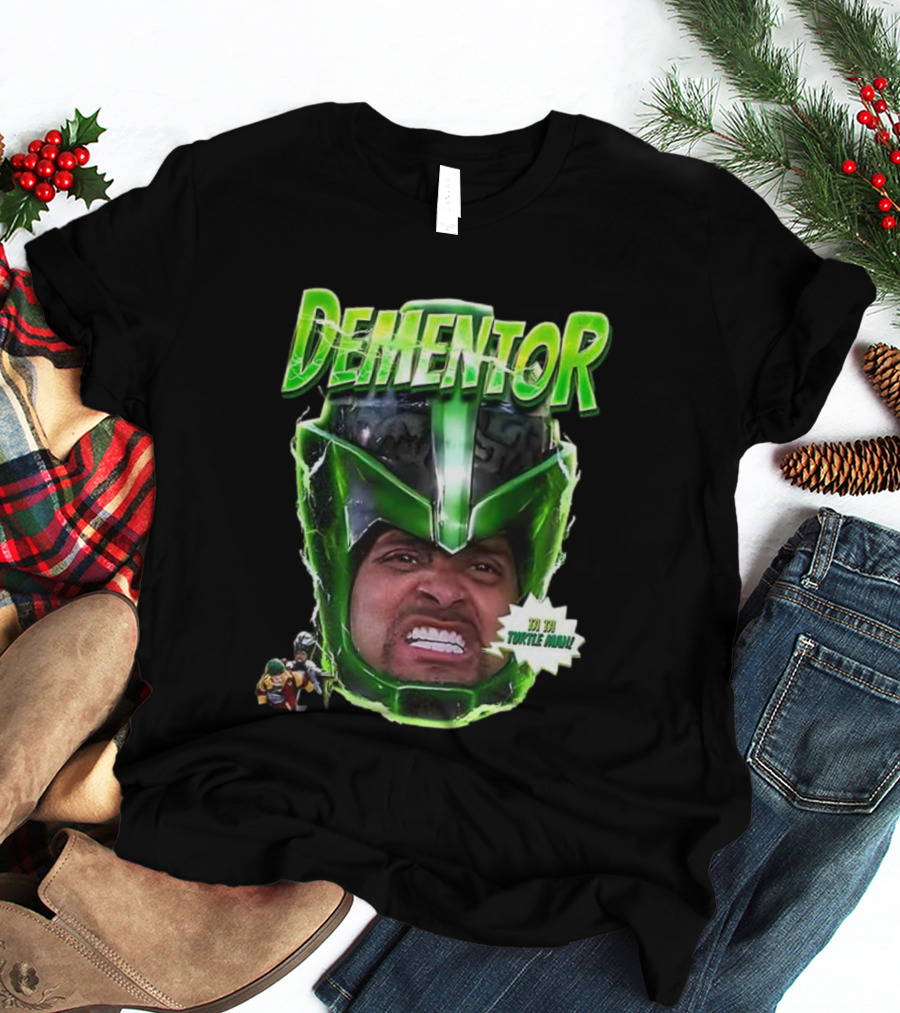 Dementor Jingle All The Way Ta Ta Turtle Man Face T-Shirt