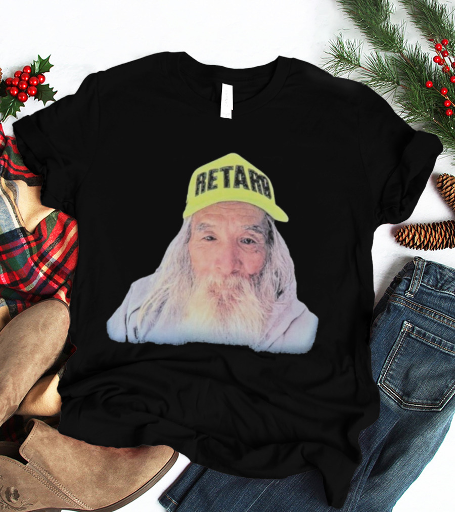 RETARD Fuji Parody Hat Old Man Iconic Style T-Shirt